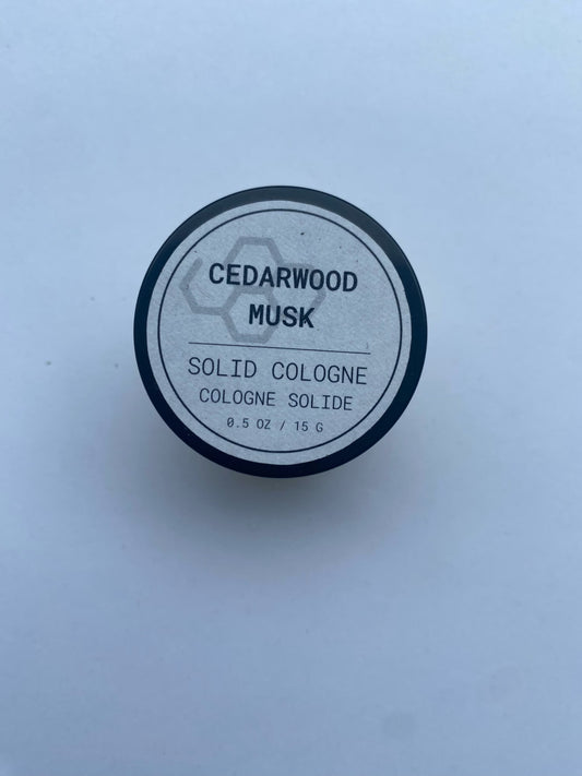 Cedarwood Musk Solid Cologne