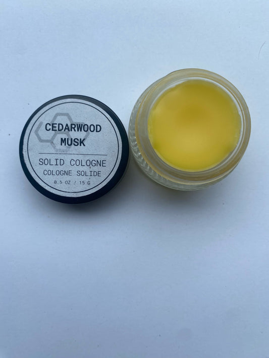 Cedarwood Musk Solid Cologne